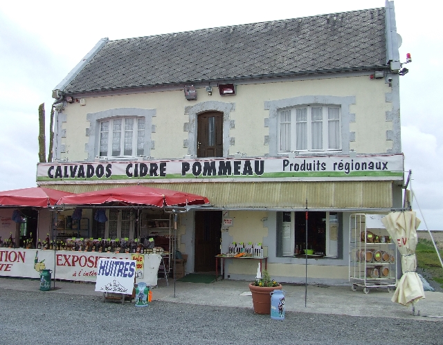 2008_0323_Calvados0016.JPG - Cidre de Poire, Homemade Liquer and Calvados