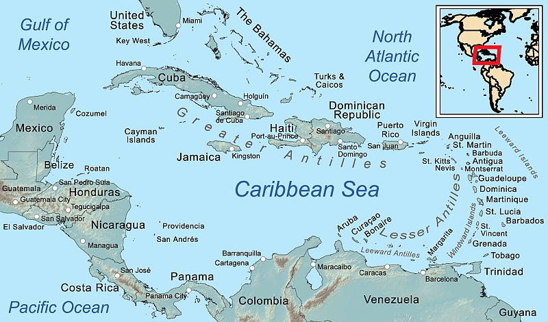 Caribbean_general_map.png - Overview of the Caribbean